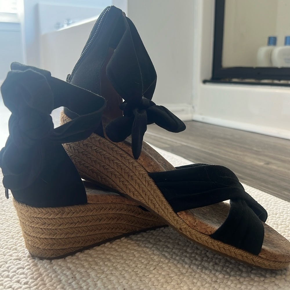 Black UGG Wedges 8.5
